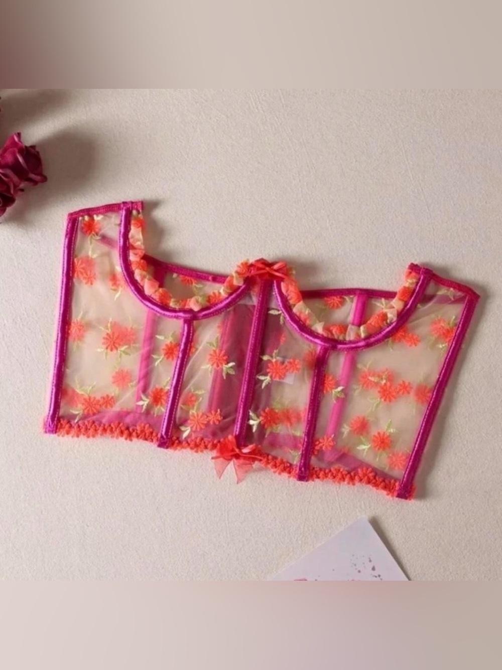 For Love & Lemons Flowerbuds Corset